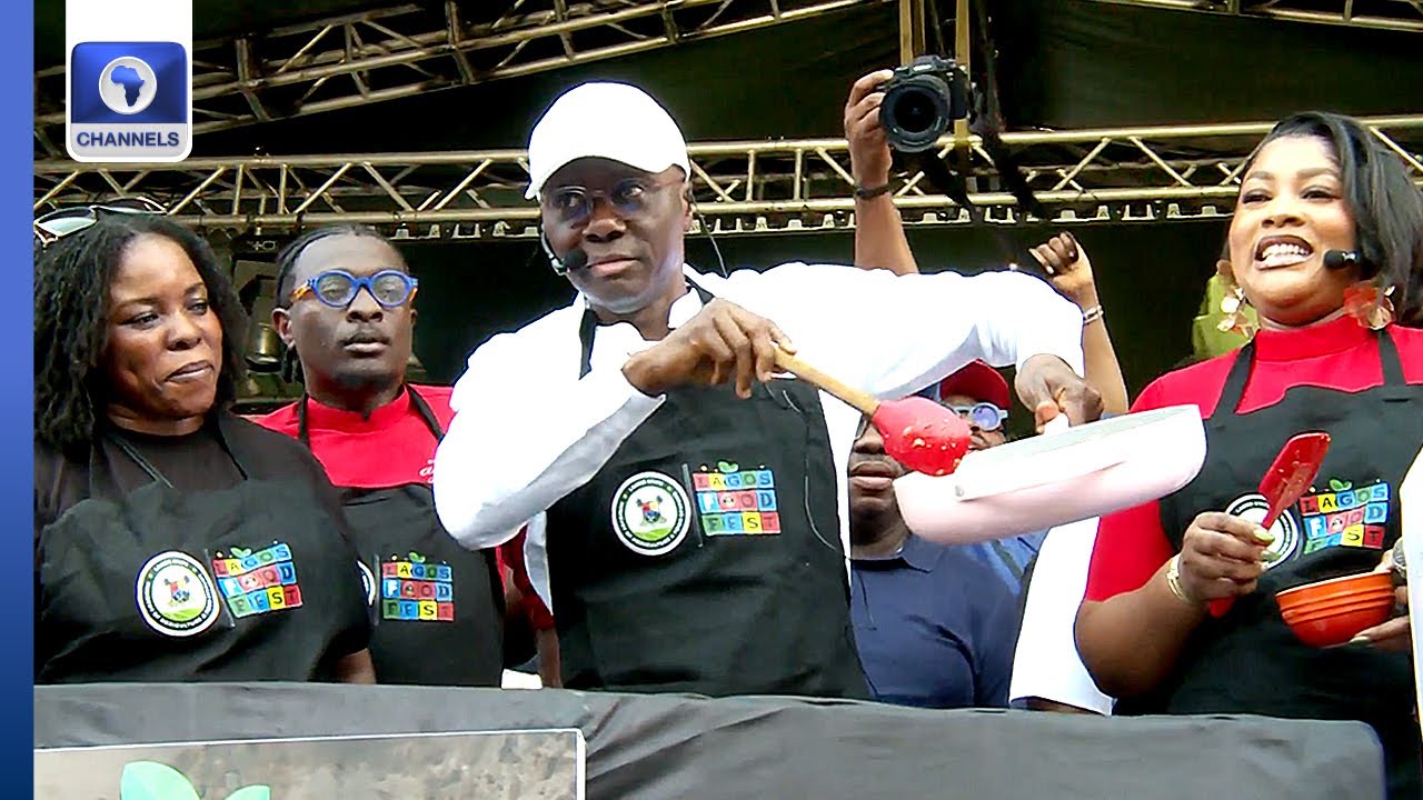 Sanwo-Olu Shows Off Cooking Skills At 2025 Lagos Food Festival