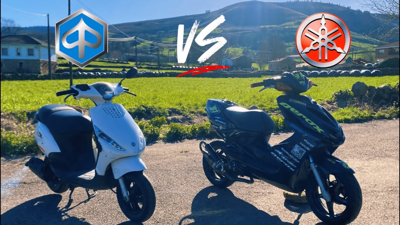 Yamaha Aerox 50cc VS Piaggio Zip 50cc ¿Cual es más rápida? | Loletee17