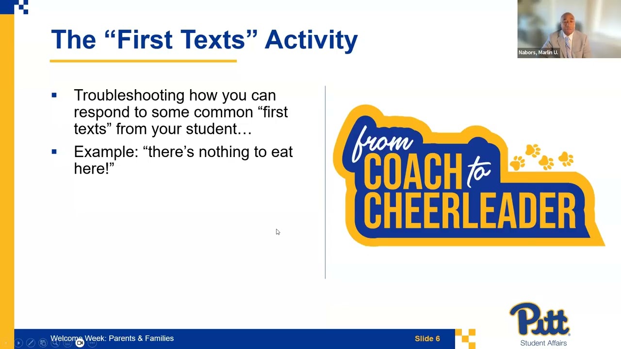 Pitt Family Webinar: Get to Know Pitt Information Session
