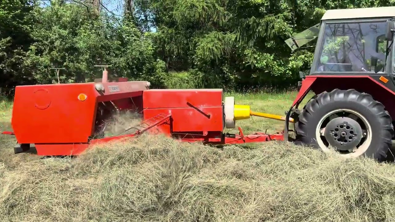 Prasowanie siana 2k25 Zetor 5211 + Sipma Z224/1