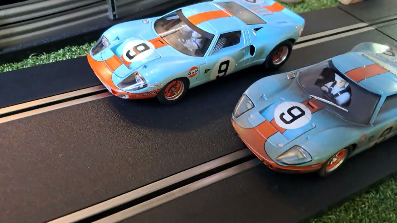Ford GT40 от Scalextric и Fly, Ле-Ман 1968 года #scalextric #flyslotcars #fordgt40 #lemans #slotcars