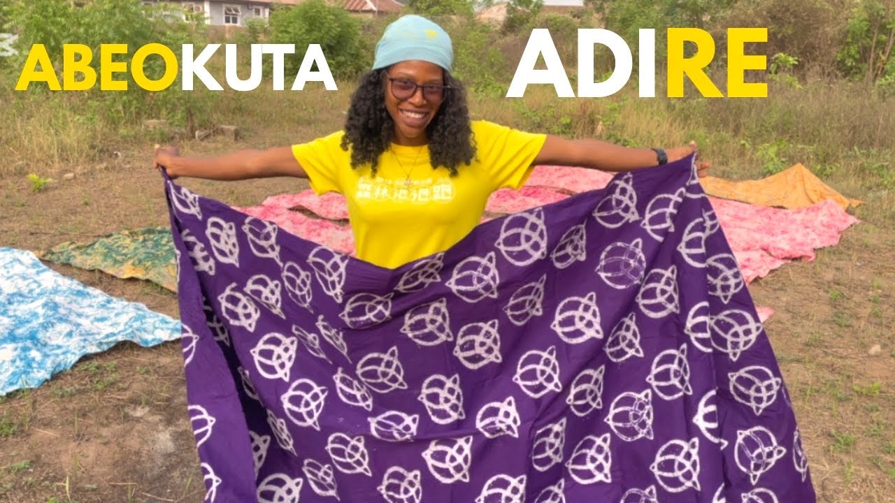 ABEOKUTA NIGERIA | HOW ADIRE IS MADE IN ABEOKUTA 
