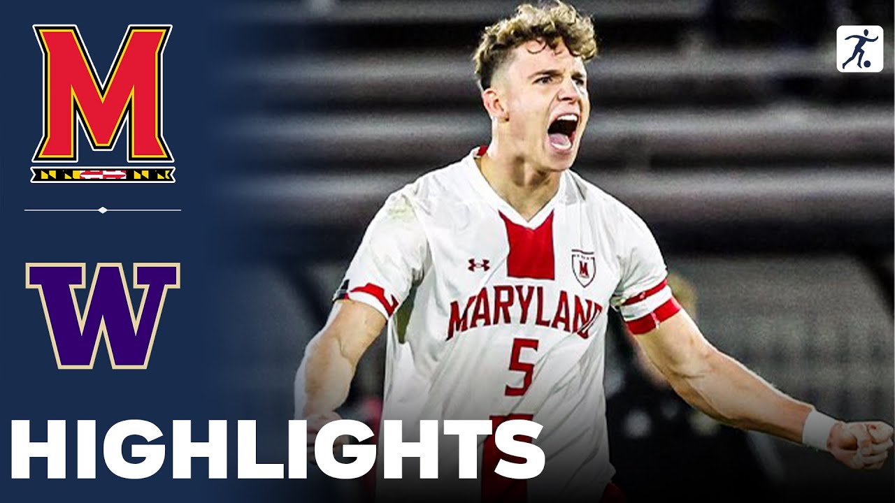 Maryland vs Washington | NCAA College Soccer | Highlights - October 31, 2025