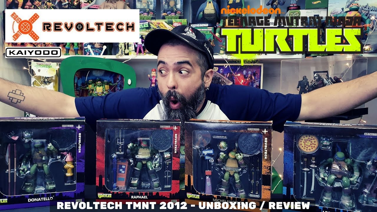 REVOLTECH TMNT 2012 - UNBOXING / REVIEW EN ESPAÑOL + PREGUNTAS Y RESPUESTAS