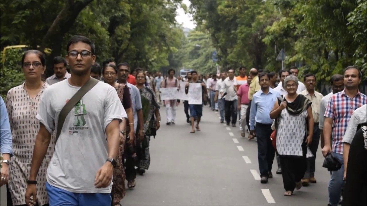 PROTEST MARCH TO OPPOSE COMMUNAL PROVOCATION AND VIOLENCE  | JADAVPUR UNIVERSITY