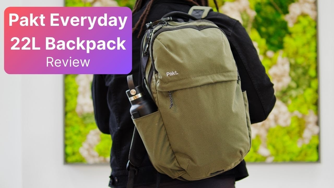 Обзор рюкзака Pakt Everyday 22L | Изысканный и классический!
