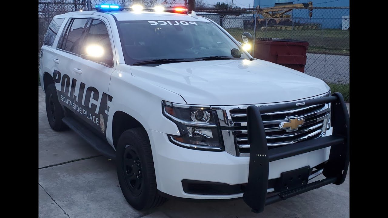 2020 Tahoe PPV Feniex Police Lights by EFS Houston Emergency Fleet Service