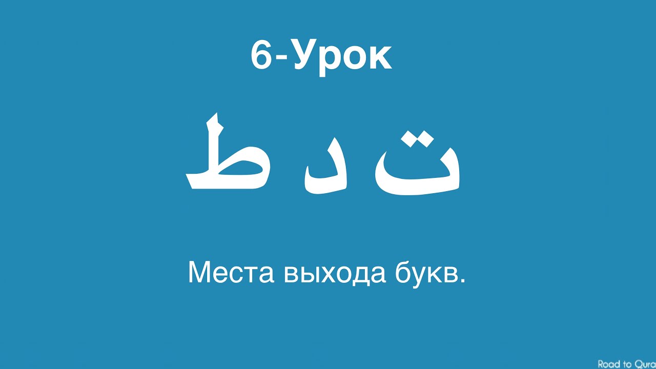 Арабский алфавит &bull; Махрадж аль-Хуруф &bull; ت د ط &bull; Урок-6 // #арабскийалфавит #махраджи #ислам #тажвид