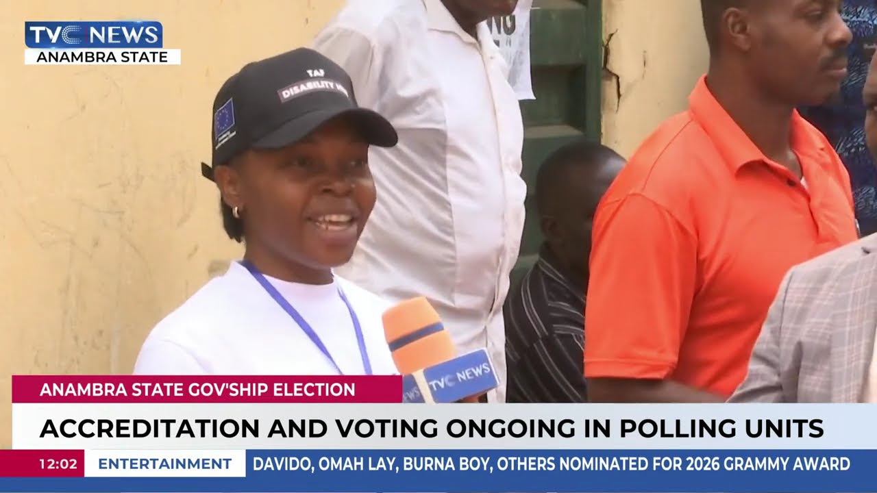 Dep Gov. Of Anambra State Onyeka Ibezim Cast His Ballot At Awka South LG