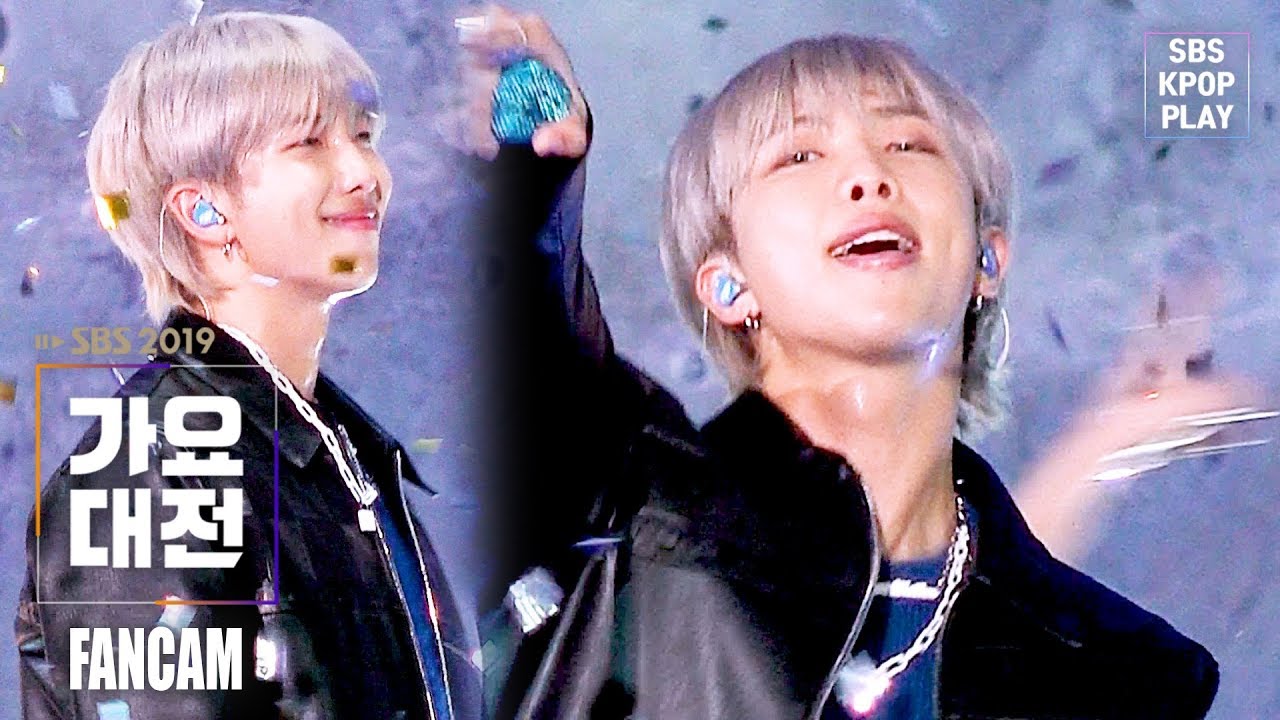 [2019 가요대전] 방탄소년단 RM '소우주' (BTS RM 'Mikrokosmos' FANCAM)│@2019 SBS Music Awards