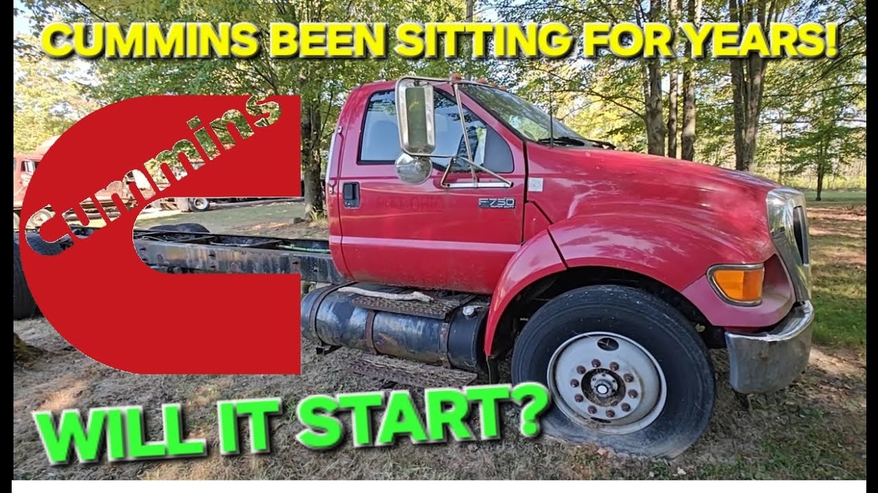 CUMMINS SAT FOR YEARS! WILL IT START THE FIRST START PROCESS