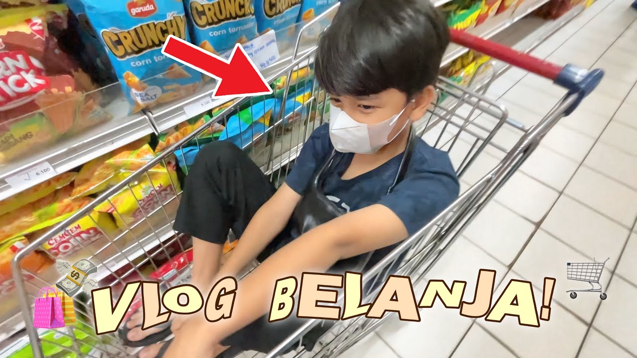KITA BORONG JAJAN SEPUASNYA‼️ Vlog Bertiga Belanja Bulanan 🛒💸 - vlog real life #36 -