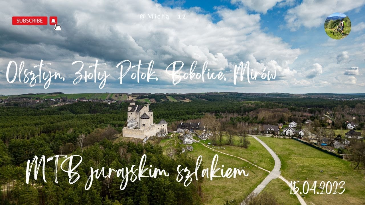 MTB Jura Krakowsko Częstochowska: Olsztyn- Złoty Potok - Mirów- Bobolice- Góra Biakło