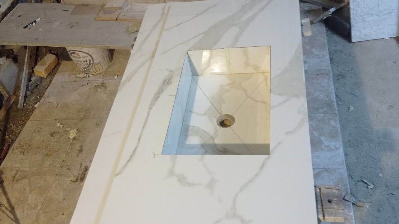 SECONDA PARTE DEL TOP DA BAGNO IN GRES PORCELLANATO