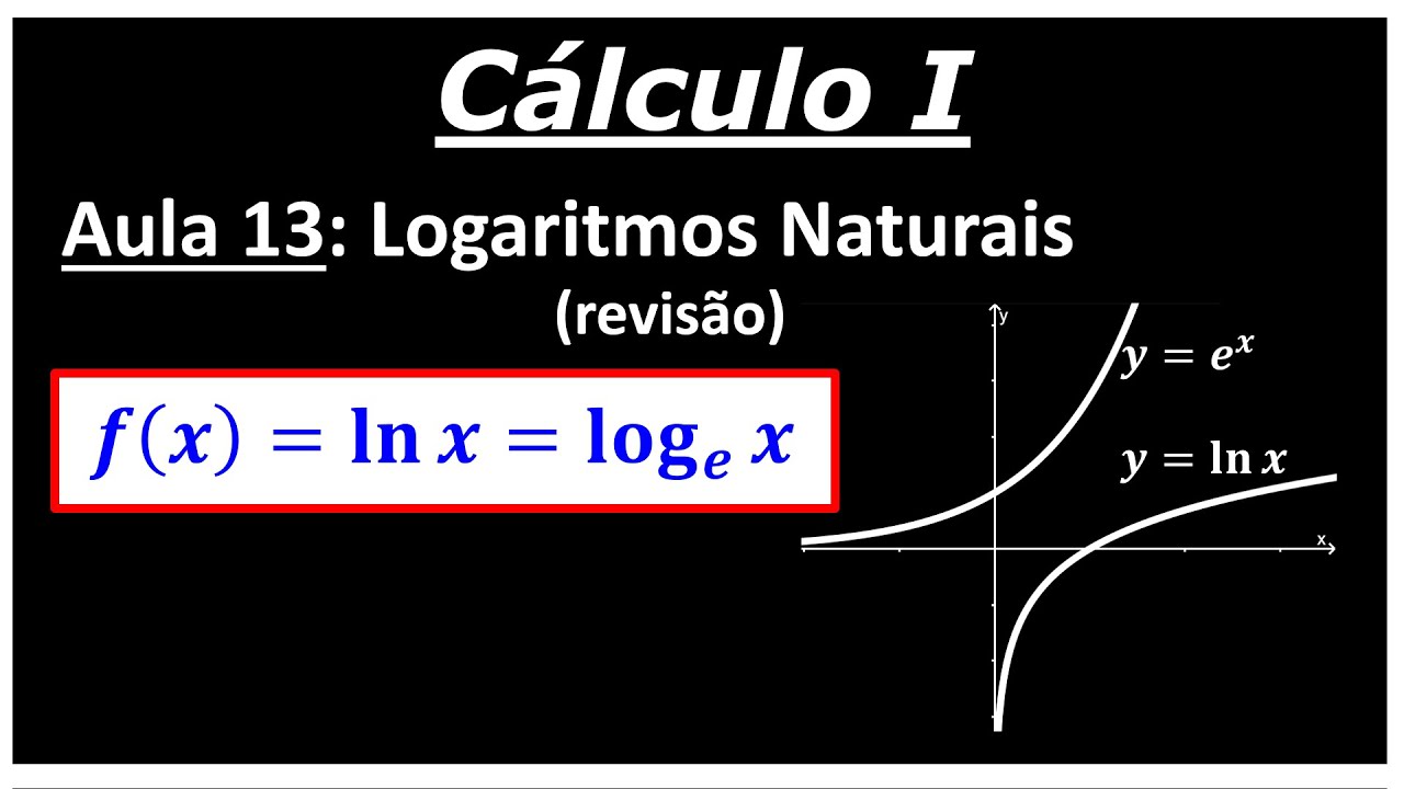 CÁLCULO I: FUNÇÃO LOGARITMO NATURAL (ln x)