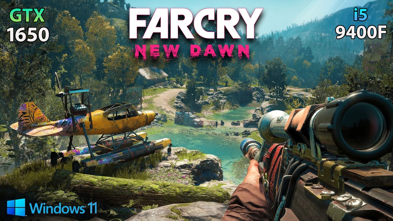 Far Cry New Dawn Test in Windows 11 (GTX 1650 + i5 9400F)