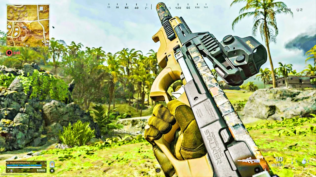 Call of Duty: Warzone Solo Gameplay With P90 (No Commentary)