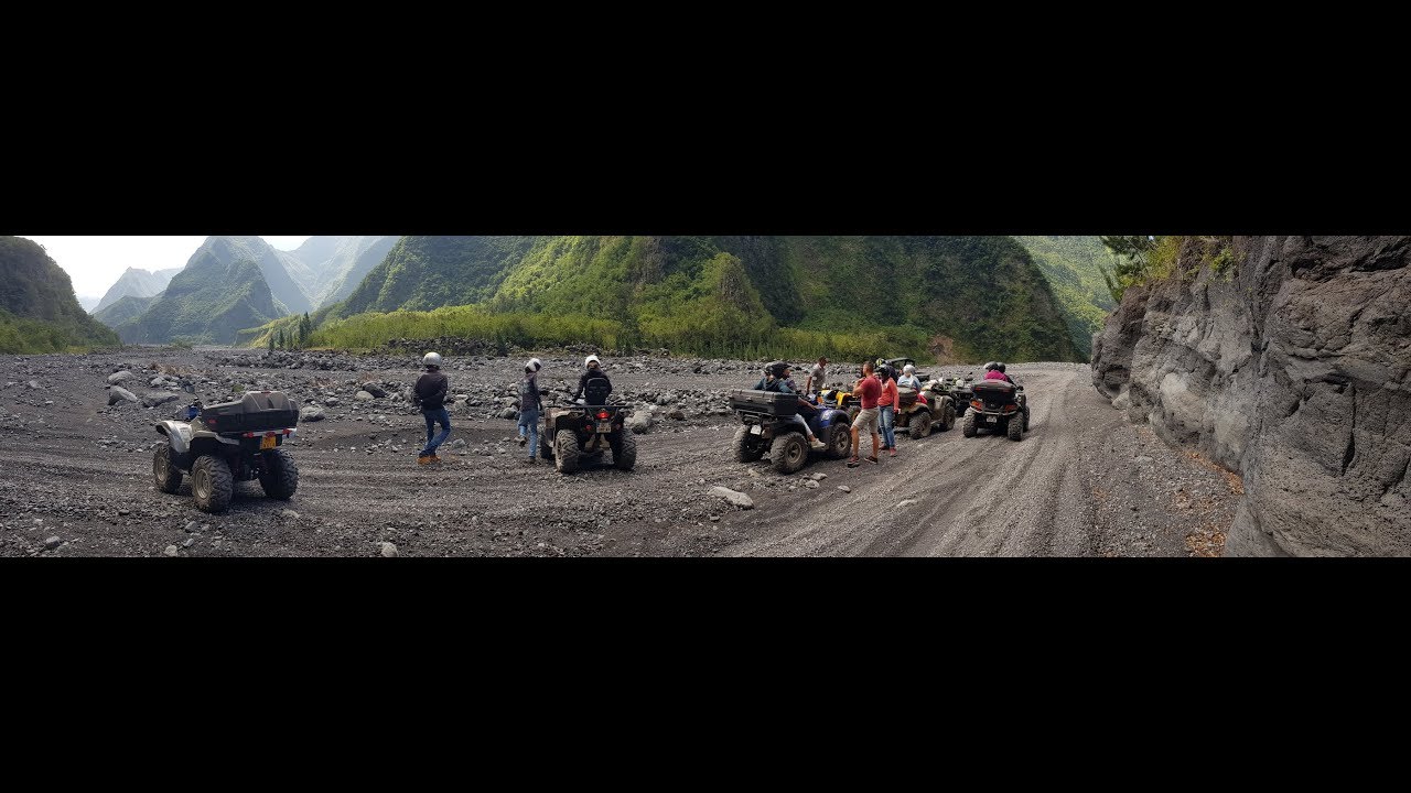 En rando quads - à la réunion - Riviere des Remparts.
