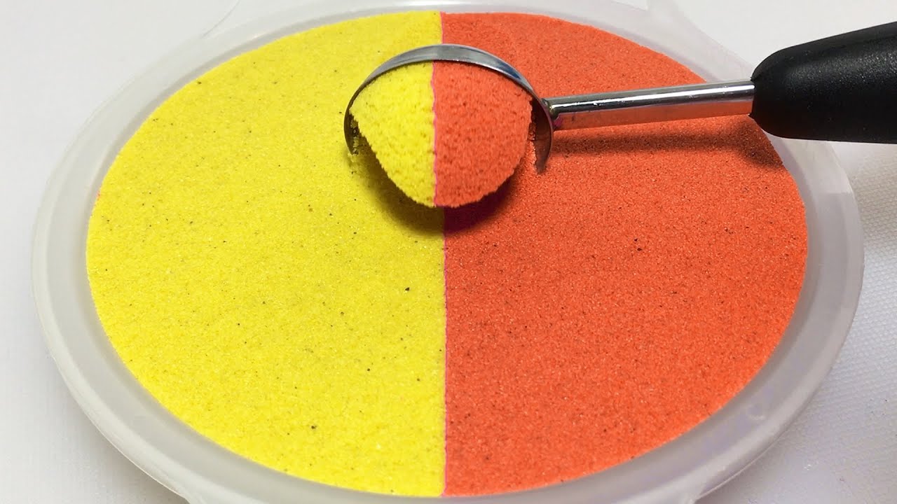 Very Satisfying and Relaxing Compilation 173 Kinetic Sand ASMR