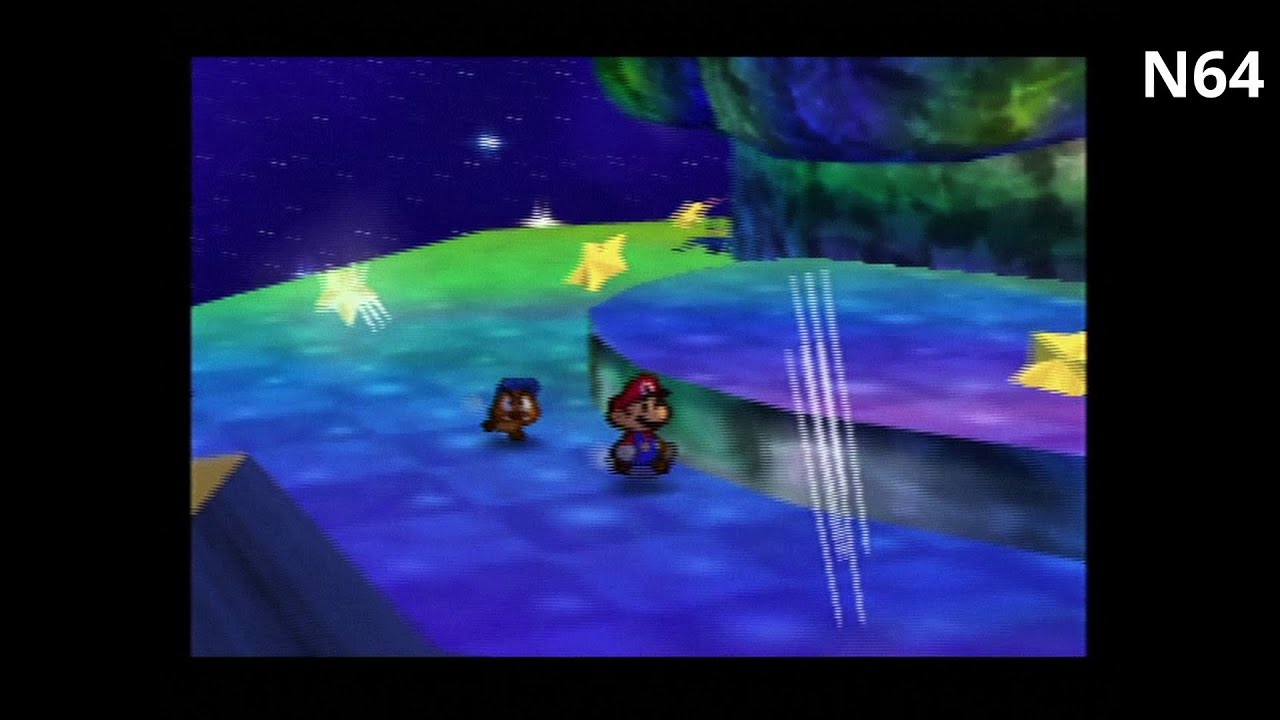 Paper Mario Comparison (N64 vs Wii vs Wii U vs Switch NSO)