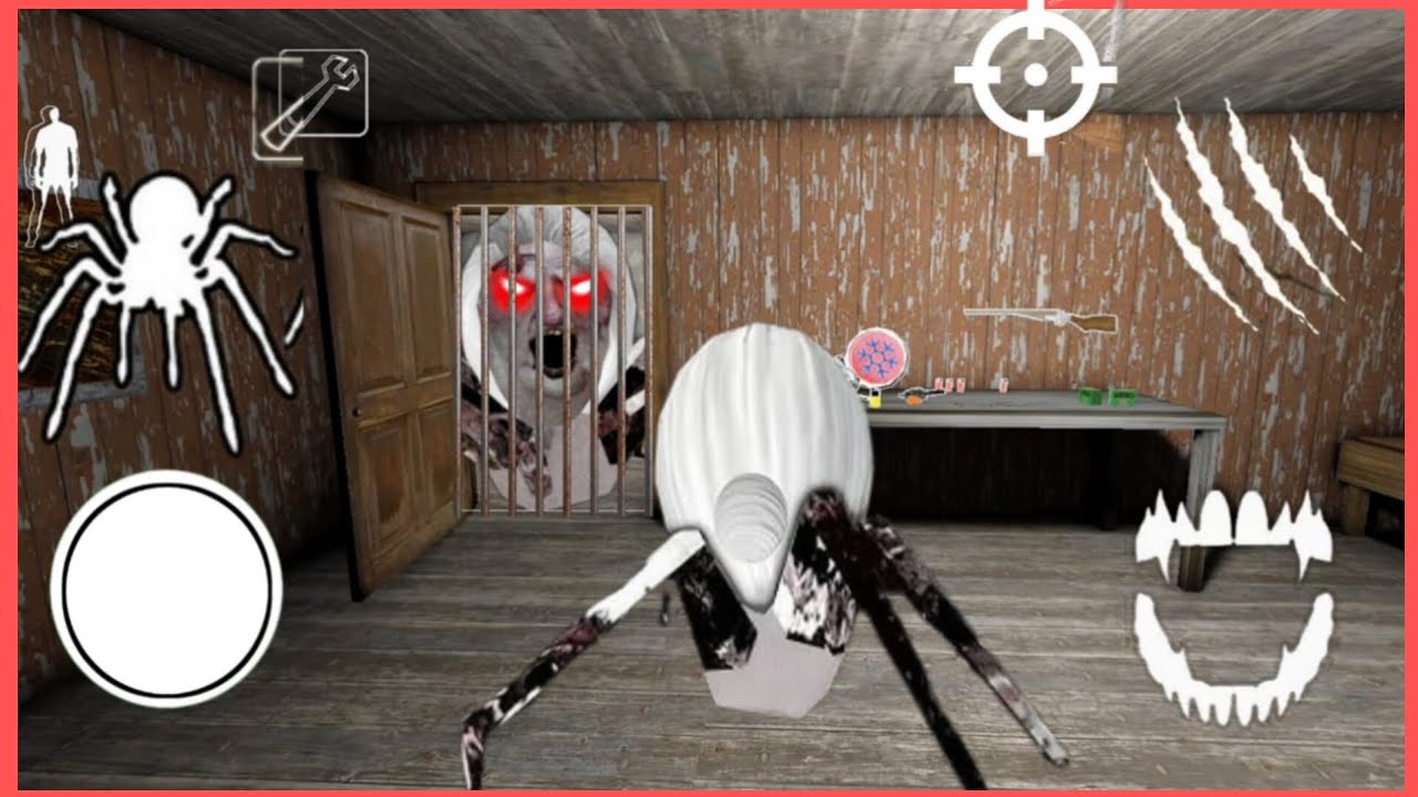 PLAYING AS SPIDERS MOM IN GRANNY CHAPTER 1 GAMEPLAY ESCAPE IN DOOR HORROR GAME GRANNY NEW UPDATE 