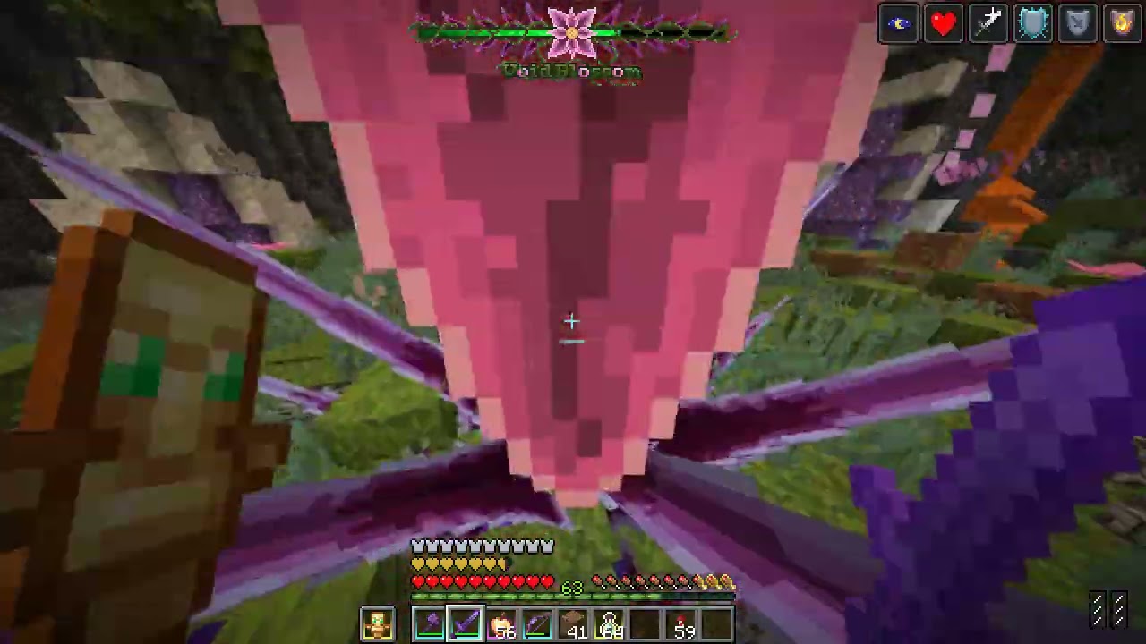 Minecraft VoidBlossom Boss Fight