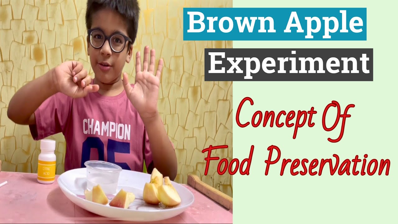 How to prevent cut Apple 🍎 from turning brown - Brown Apple experiment