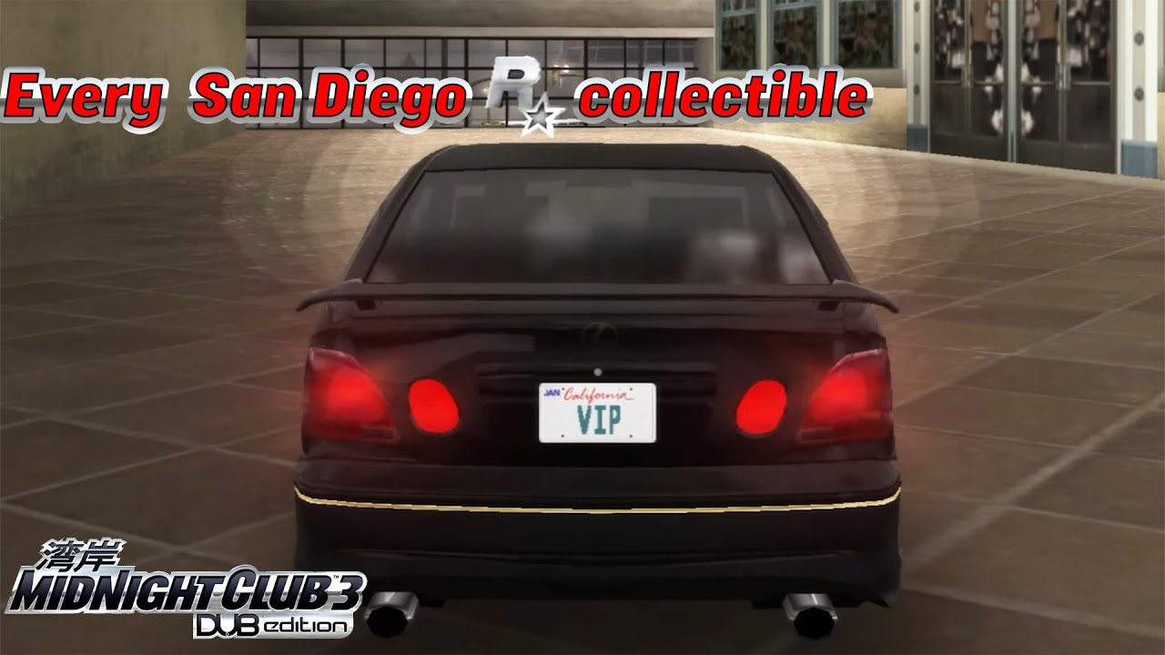 Midnight Club 3 DUB Edition San Diego Rockstar Collectibles Guide [4K]