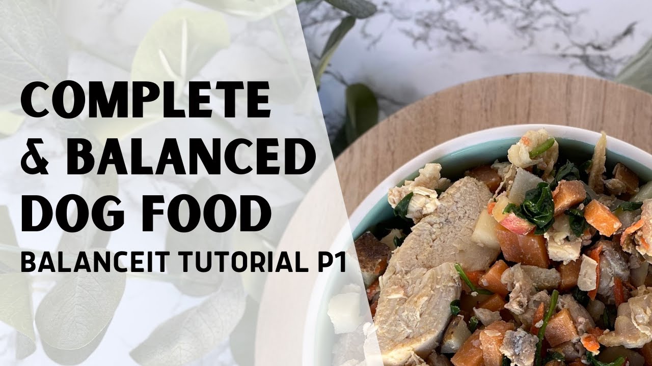 Creating Dog Food Recipe Using BalanceIT - Tutorial (Part 1)