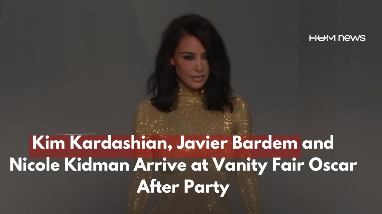 Hollywood Stars Arrive at the Vanity Fair Oscar Party Red Carpet