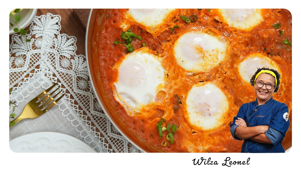 OVOS RANCHEIROS, OVOS NO PURGATÓRIO, SHAKSHUKA: DELÍCIA NO MOLHO DE TOMATE - Wilza Leonel
