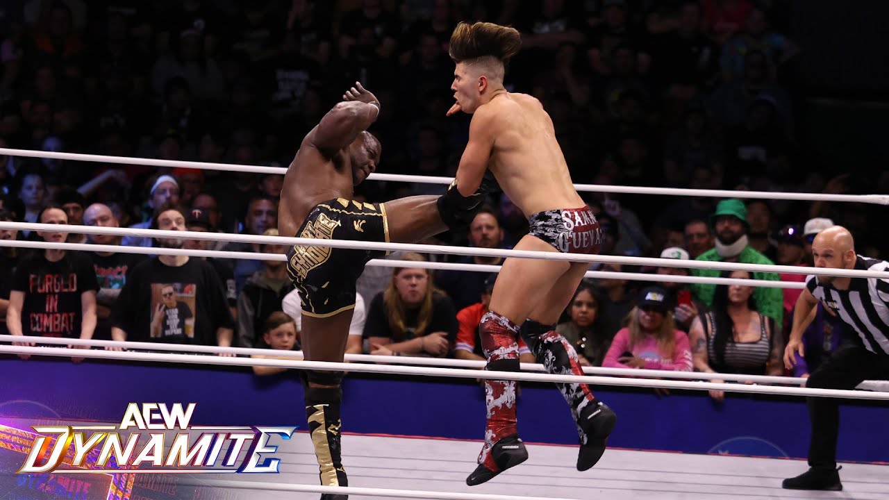 Shelton Benjamin (w/ MVP) battles ROH World Tag Champ Sammy Guevara! | 10/23/24, AEW Dynamite