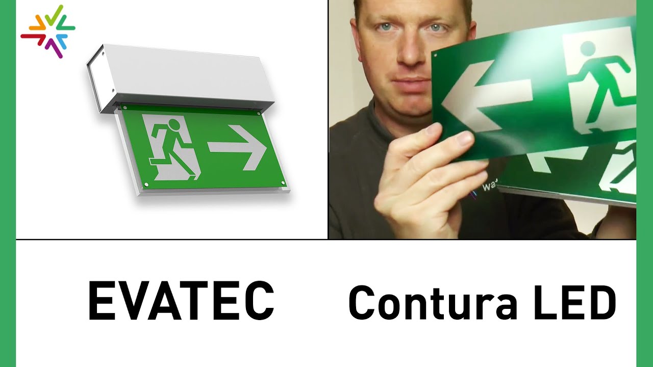LED-Rettungszeichenleuchte und LED-Notlicht 