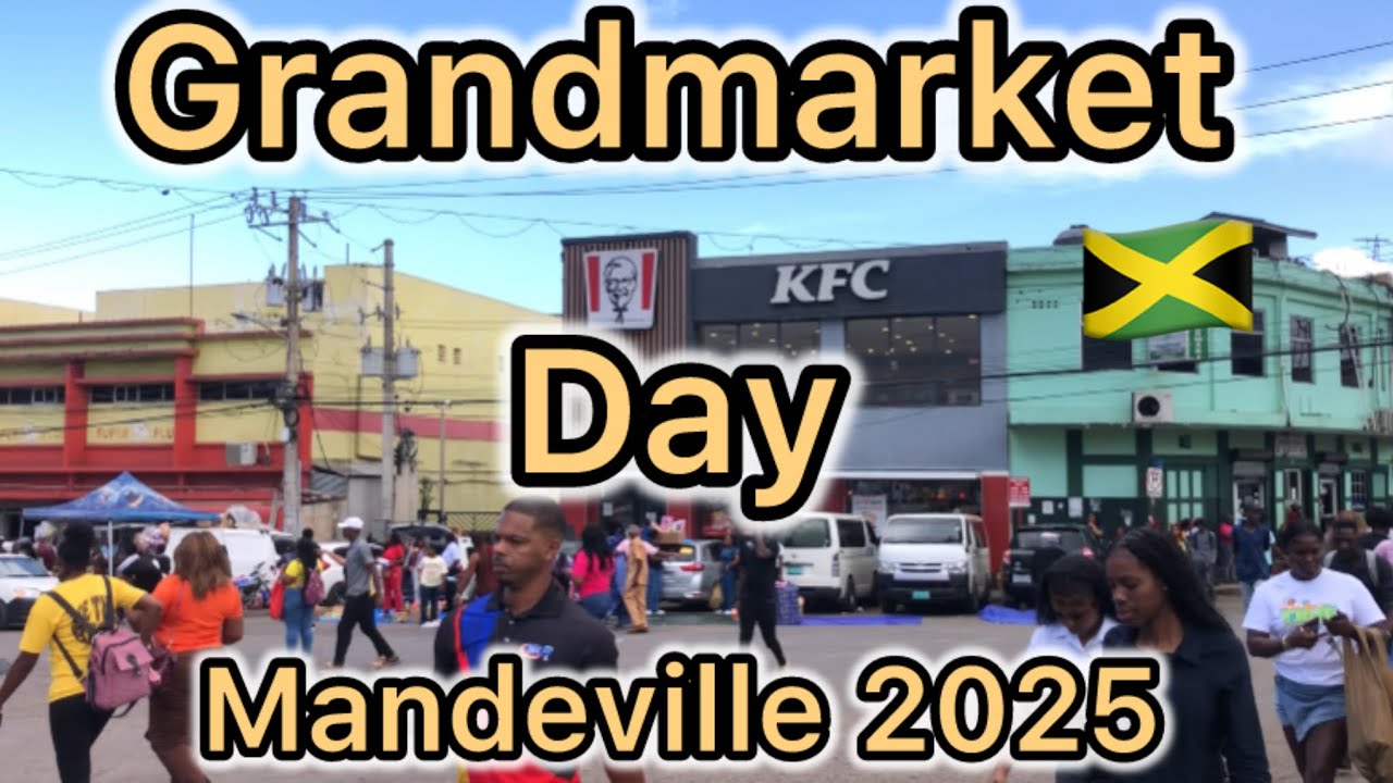 Grandmarket day mandeville Jamaica 🇯🇲 Christmas 🎄 rush must watch ‼️