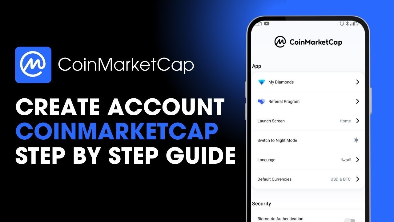 How to Create CoinMarketCap Account !