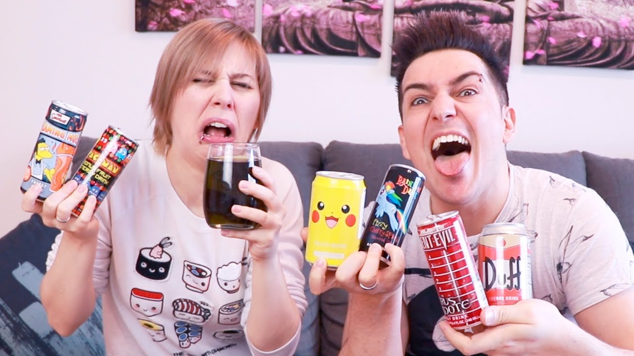 PROBANDO BEBIDAS FRIKIS Y ASQUEROSAS