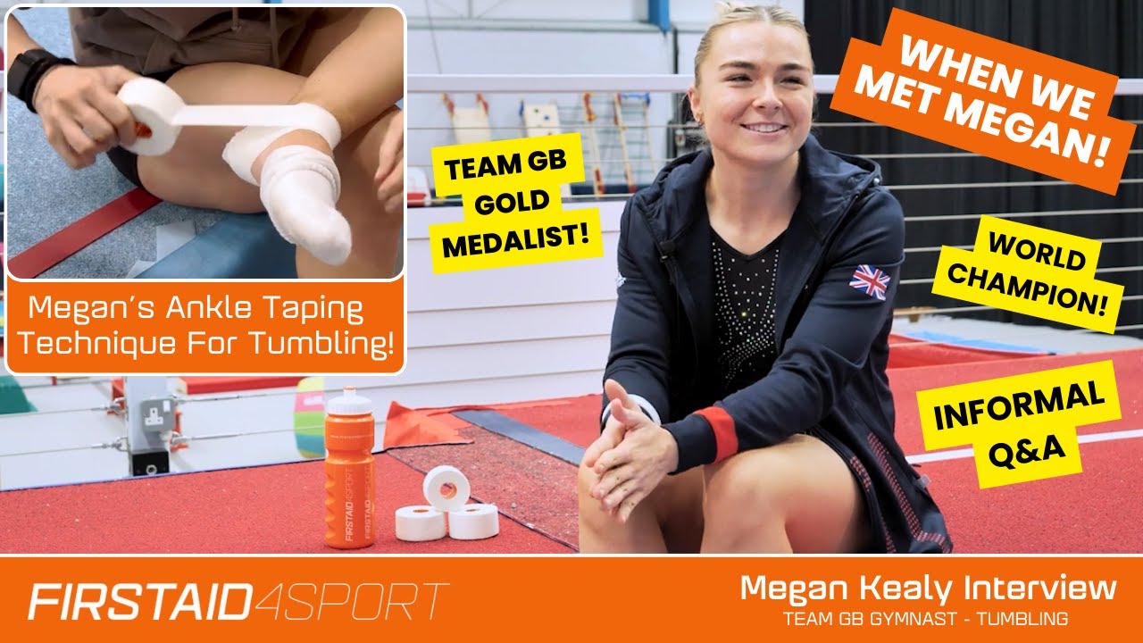 How Our Sports Tape Helps The 2024 Team GB European Tumbling Champion Megan Kealy Perform Better!