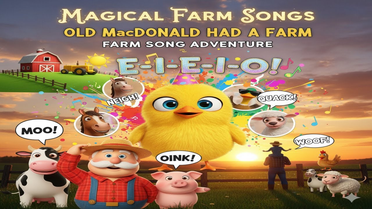 Old MacDonald Had a Farm - Kids songs