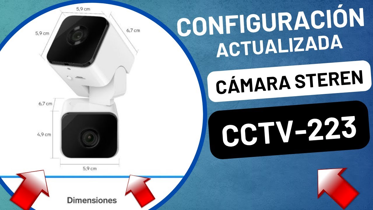 Steren CCTV-223 | La NUEVA cámara de doble lente que lo ve TODO 👀 (Prueba y Configuración) #steren