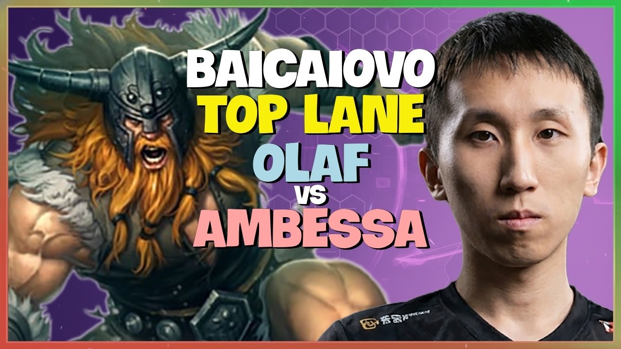 Rank 1 Olaf : His DEVASTATING Olaf WRECKS Ambessa on CN Super Server