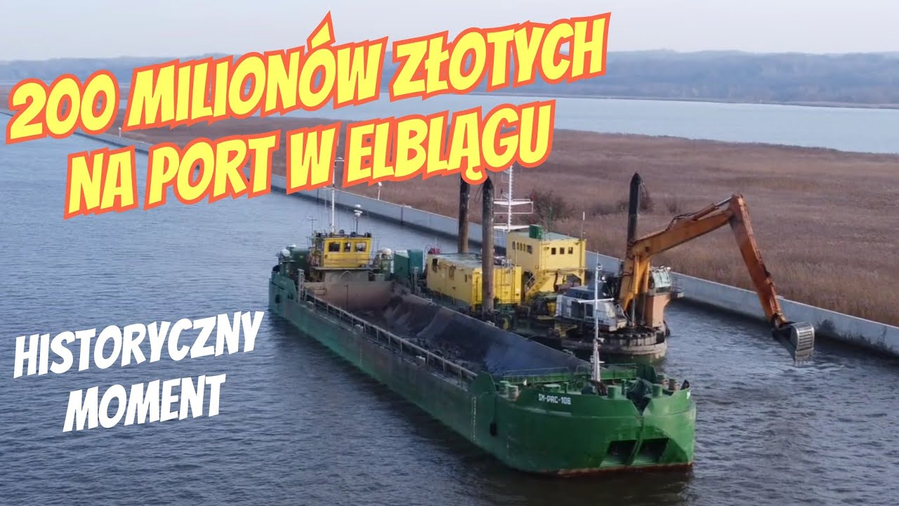 WIELKIE PIENIĄDZE NA MODERNIZACJĘ PORTU W ELBLĄGU 