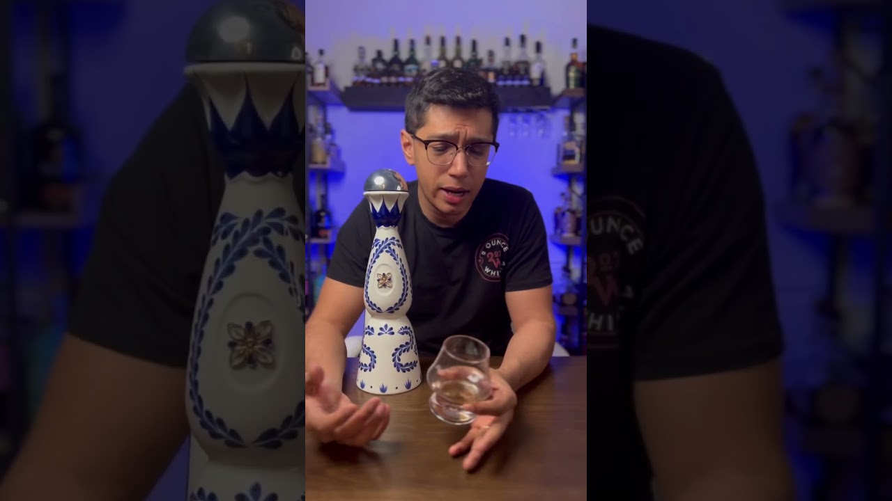 Trying the CLASE AZUL reposado tequila