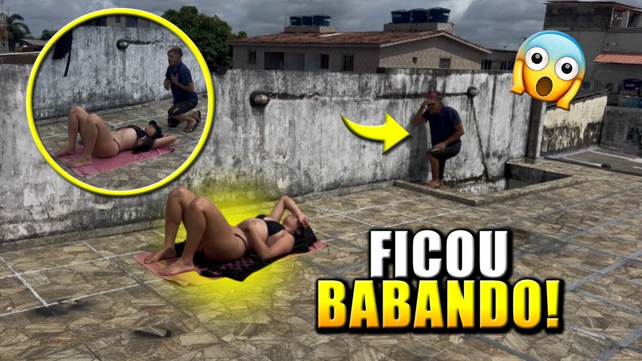 BRENDA VAI SE BRONZEAR E CREMOLAW FICA VIGIANDO