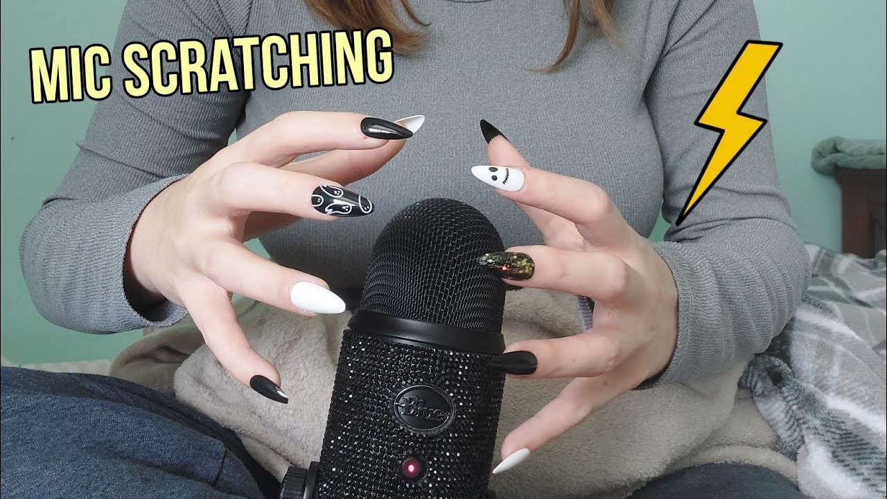 Fast Mic Scratching & Tapping ASMR