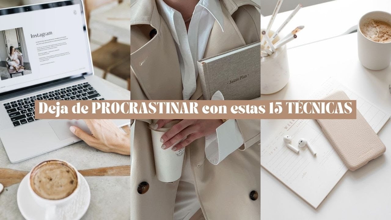 Deja de procrastinar: 15 Técnicas que sí funcionan ⏳