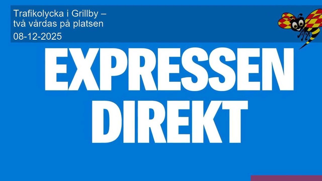 Trafikolycka i Grillby – två vårdas på platsen