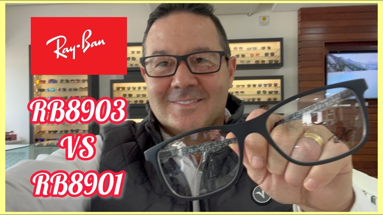Ray Ban 8903 Vs 8901 Fibra de carbono #rayban #verbim