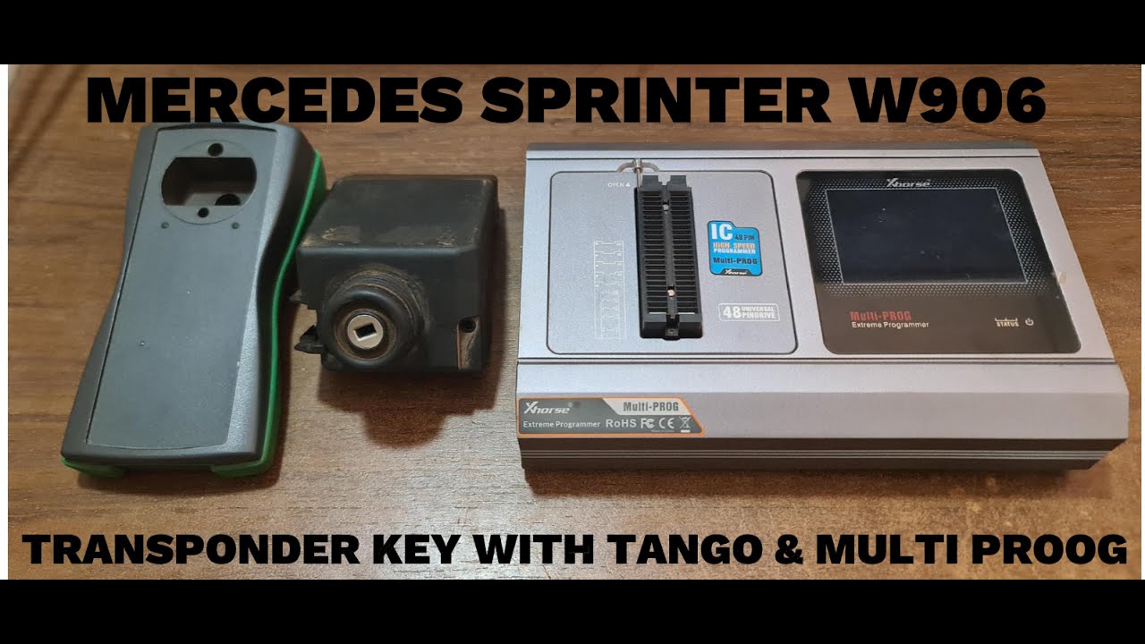 W906 ALL KEY LOST WITH VVDI MULTI PROG AND TANGO KEY PROGRAMMER