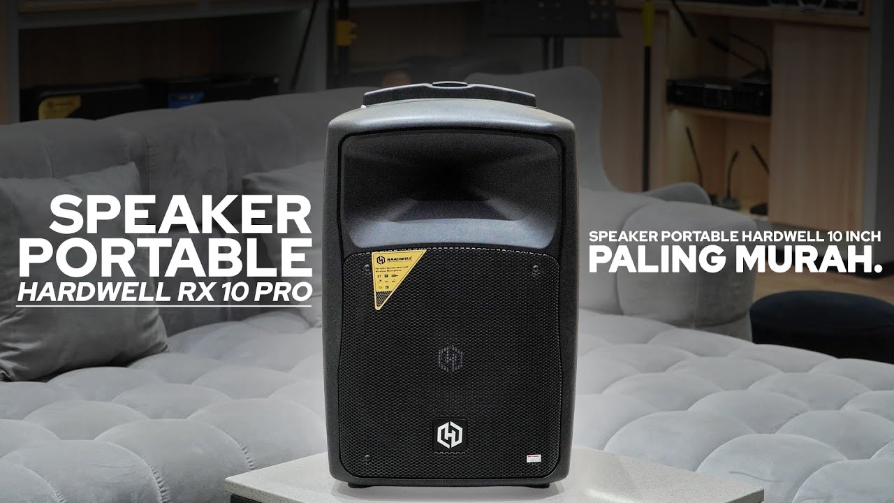 SPEAKER PORTABLE HARDWELL 10 INCH PALING MURAH‼️ | HARDWELL RX-10 PRO PORTABLE SPEAKER
