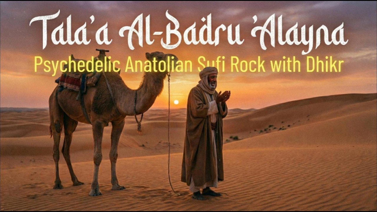 Tala'a Al-Badru 'Alayna | Psychedelic  Anatolian #sufi  Rock with #dhikr